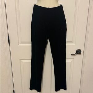 Byer Elegant Black Velvet Women's Pants